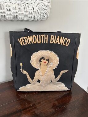 Vintage Vermouth Bianco Cigar Box Bag